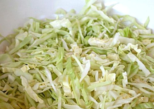 Gedünsteter Kohl mit Pilzen