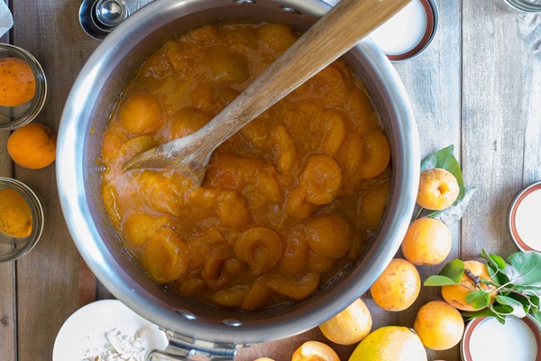 Aprikosenmarmelade - königliches Rezept