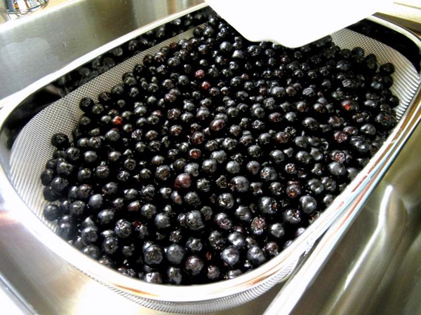 Marmelade aus schwarzer Aronia