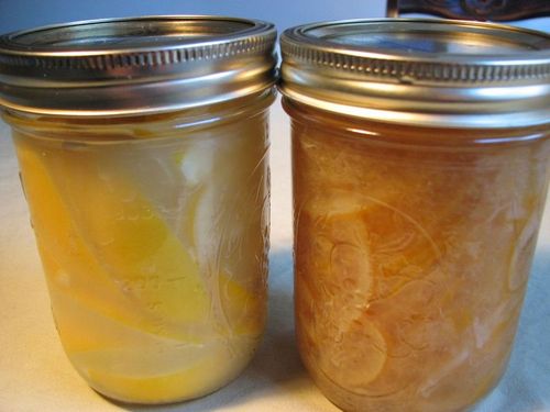 Zitronenmarmelade mit Ingwer