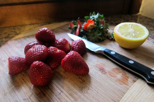 Erdbeermarmelade mit Minze