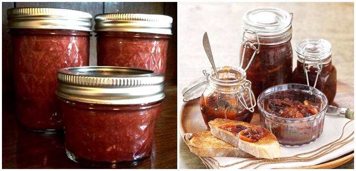 Marmelade aus dem Rhabarber