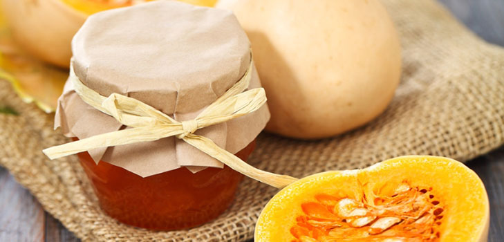 Jam aus einem Kürbis schnell und lecker - ein Rezept zum Kochen mit Orange, Zitrone, getrockneten Aprikosen, Ingwer