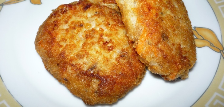 Schnitzel auf einem Teller
