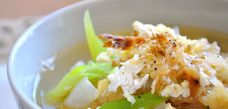 Suppe aus Fischkonserven