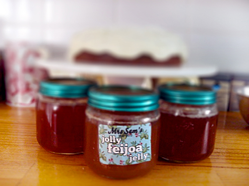 Jelly von feijoa für den Winter, ein Rezept mit einem Foto
