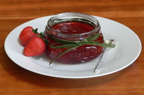 Gelee aus Kirschmarmelade