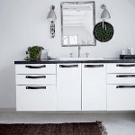 Interieur in weißer Farbe