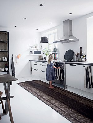 Interieur in weißer Farbe