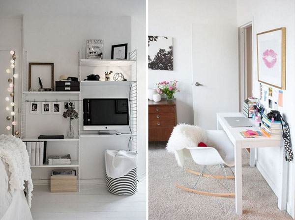 Wie man eine Arbeitszone in einer Wohnung schafft: Tipps Stylisten