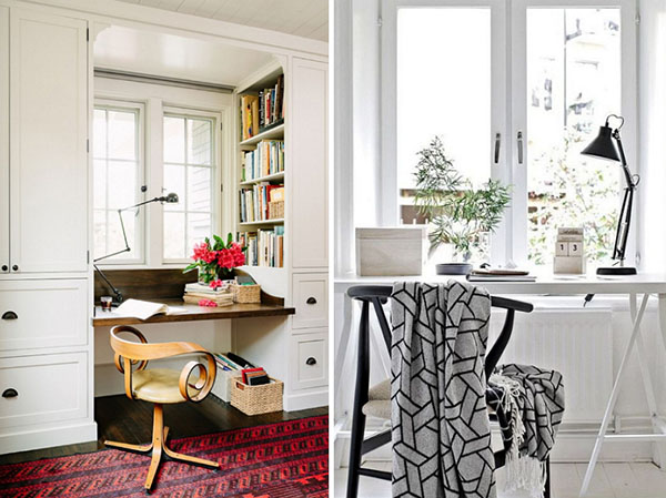 Wie man eine Arbeitszone in einer Wohnung schafft: Tipps Stylisten