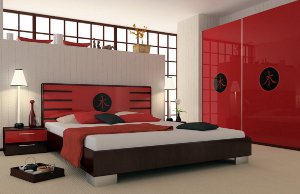 Schlafzimmer im japanischen Stil
