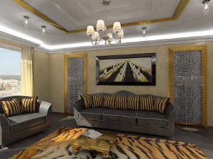 Art-Deco-Stil im Interieur