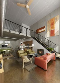 Loft-Stil im Innenraum