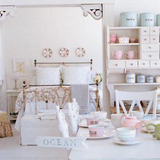 Shebbie schicker Stil im Interieur