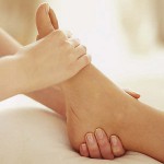 Massage mit Plattfüßen Massage mit Plattfüßen